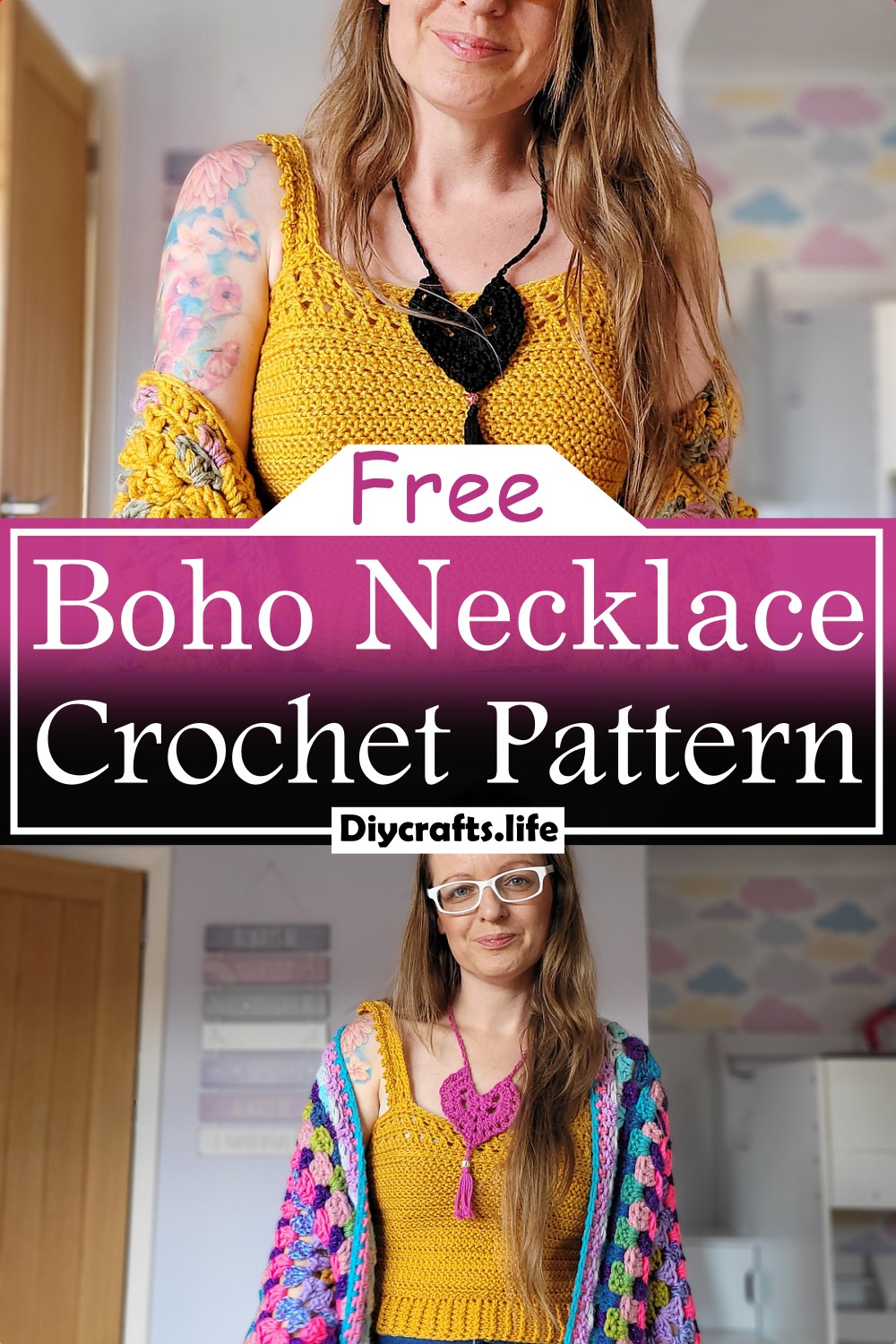 This video tutorial will show you how to crochet a bohemian style