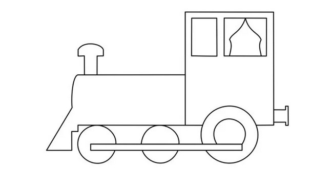 A Simple Train Drawing