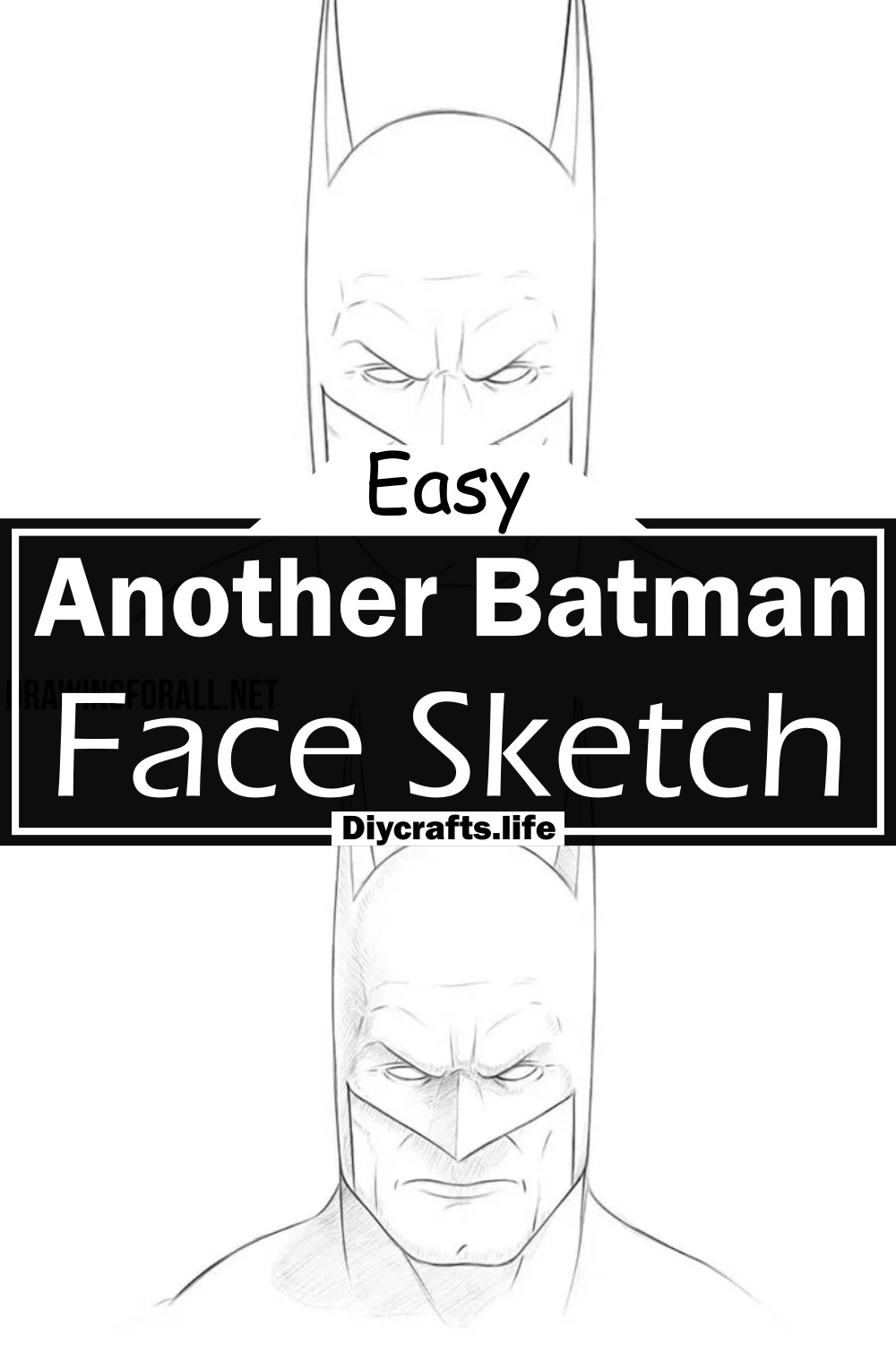 Another Batman Face Sketch