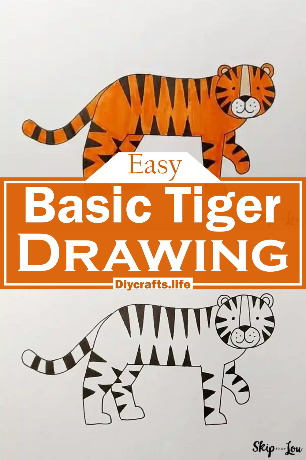 25 Tiger Drawings - Easy Tiger drawing Ideas - DIY Crafts