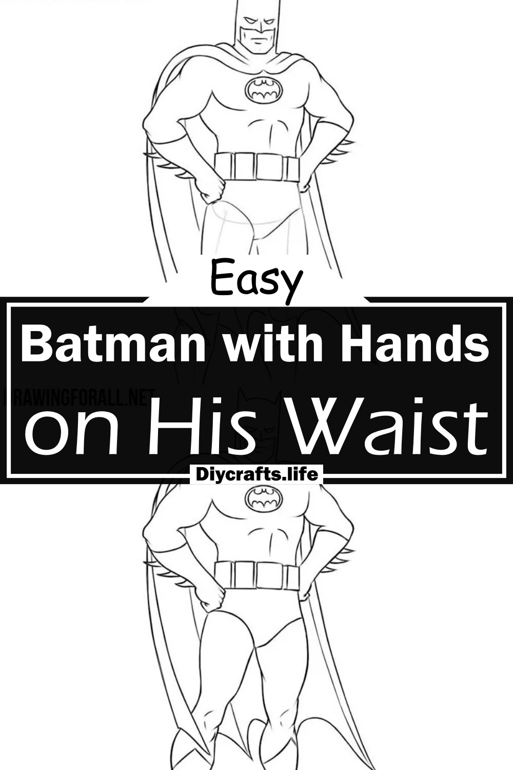 Batman with Hands on His Waist