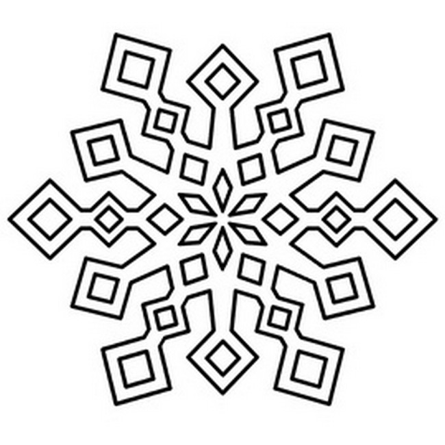 Butterfly Snowflake Drawing