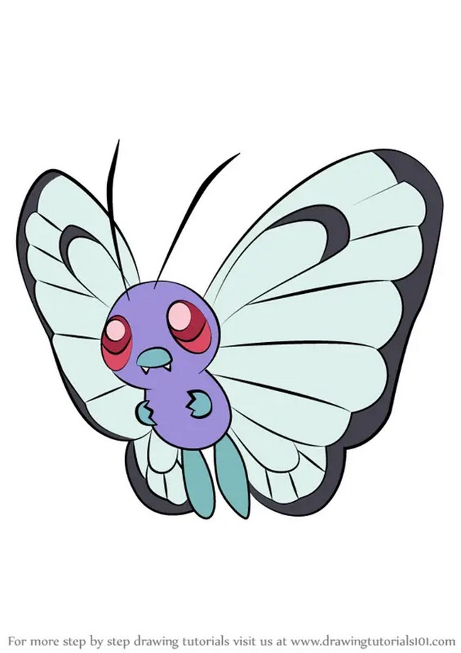 Butterfree Easy Drawing