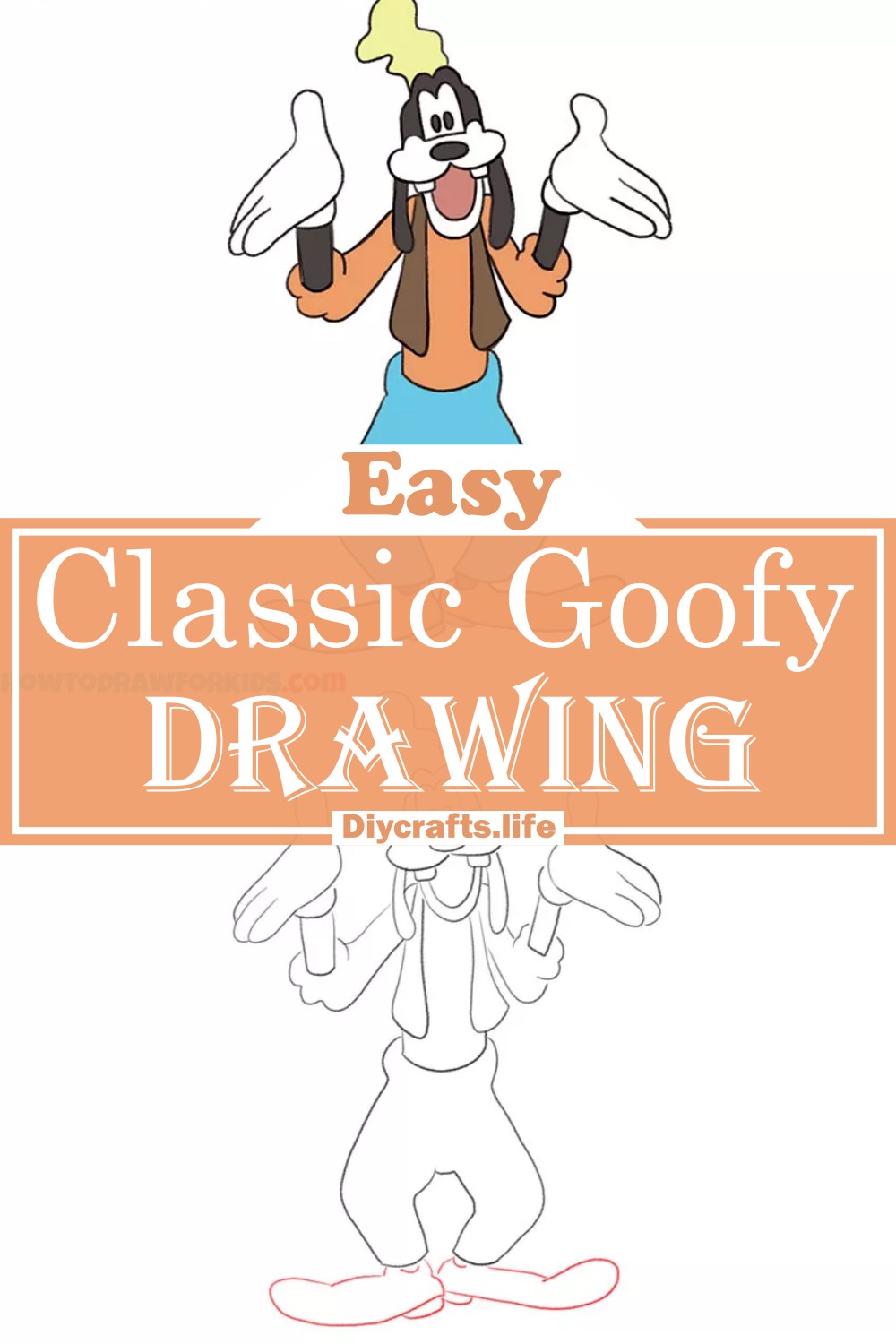 Classic Goofy Drawing