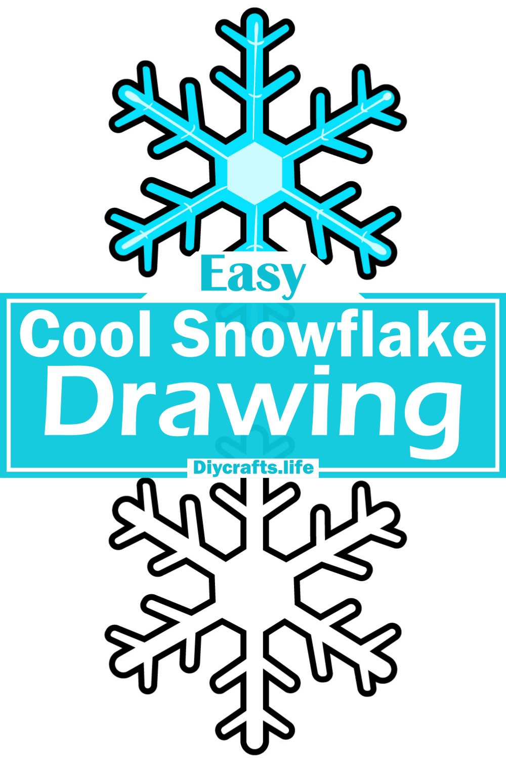 Cool Snowflake Drawing