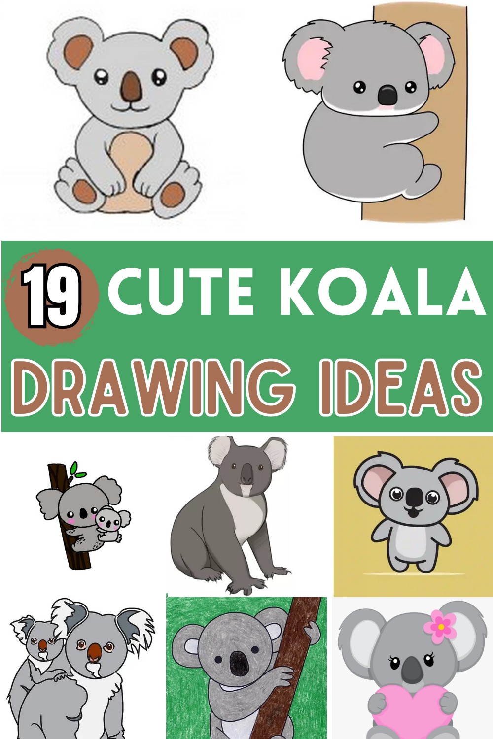 Cute Koala Drawing Ideas
