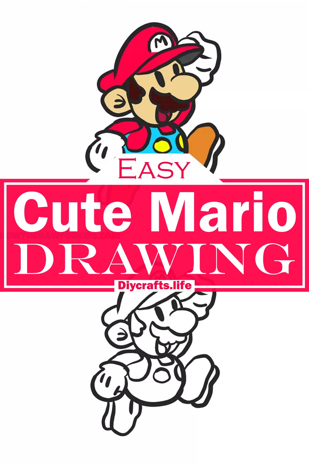 Cute Mario Drawing