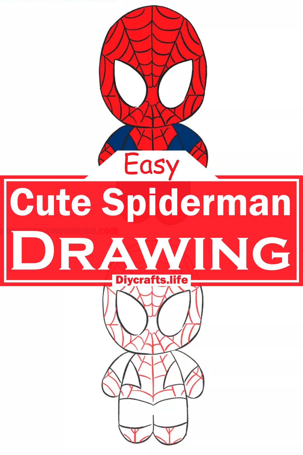 spiderman drawing easy for kids｜TikTok Search