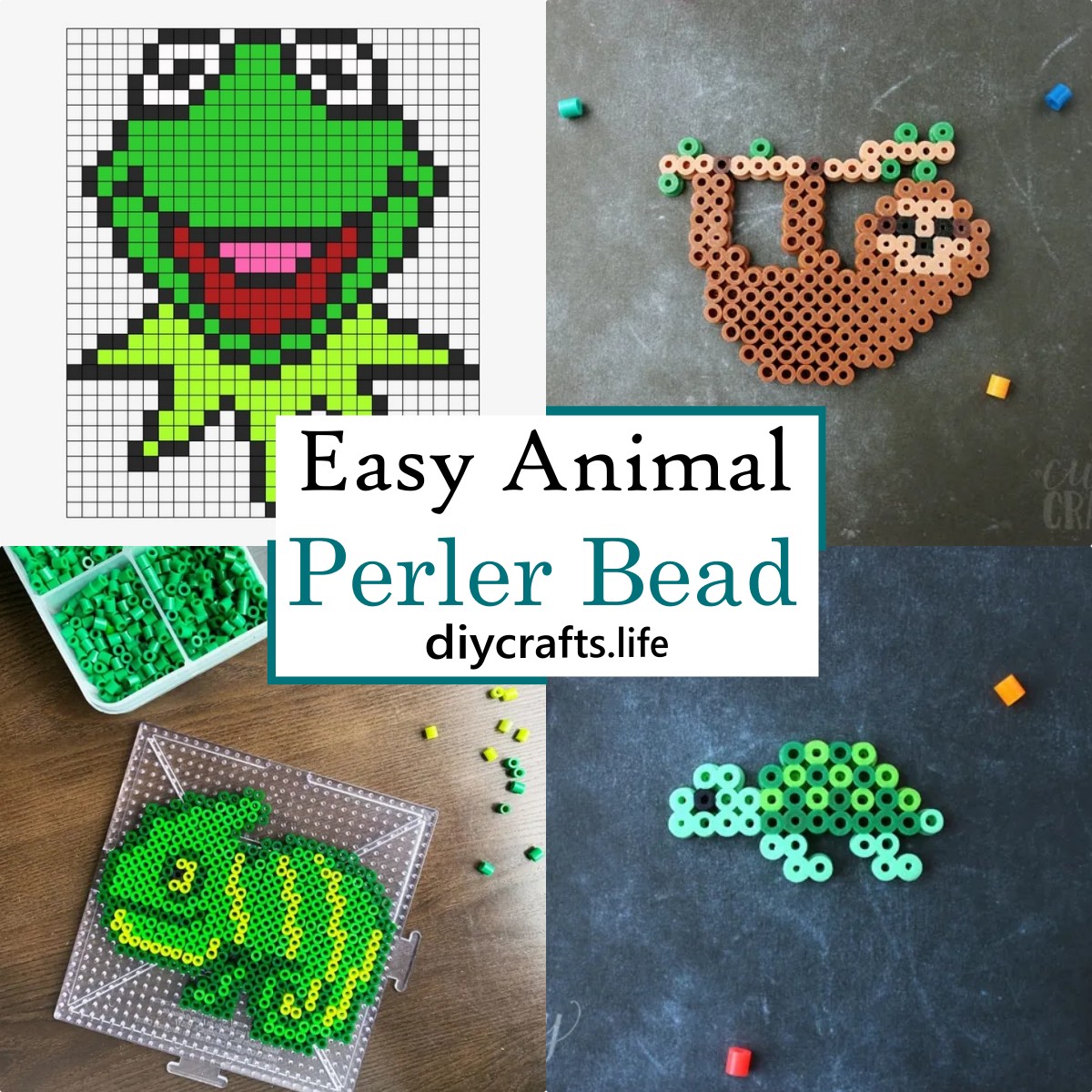 Perler Bead Duck Pattern - an Easy Bead Pattern - That Kids' Craft Site