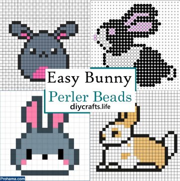 Easy Bunny Perler Beads 1