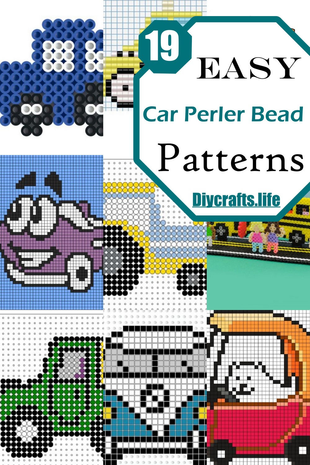 Easy Car Perler Bead Patterns