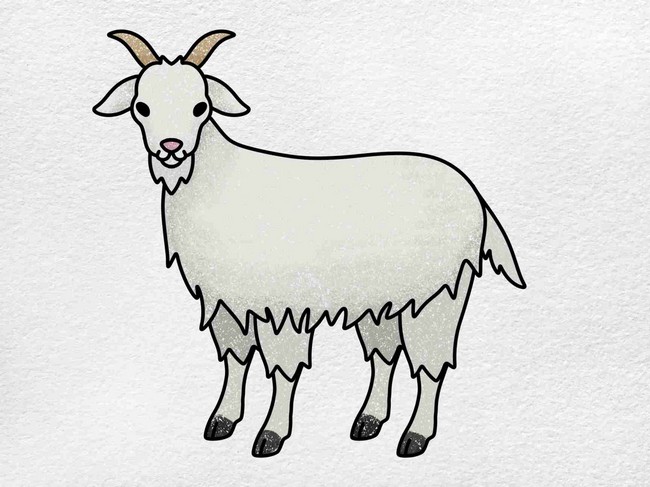 Easy Draw A Goat