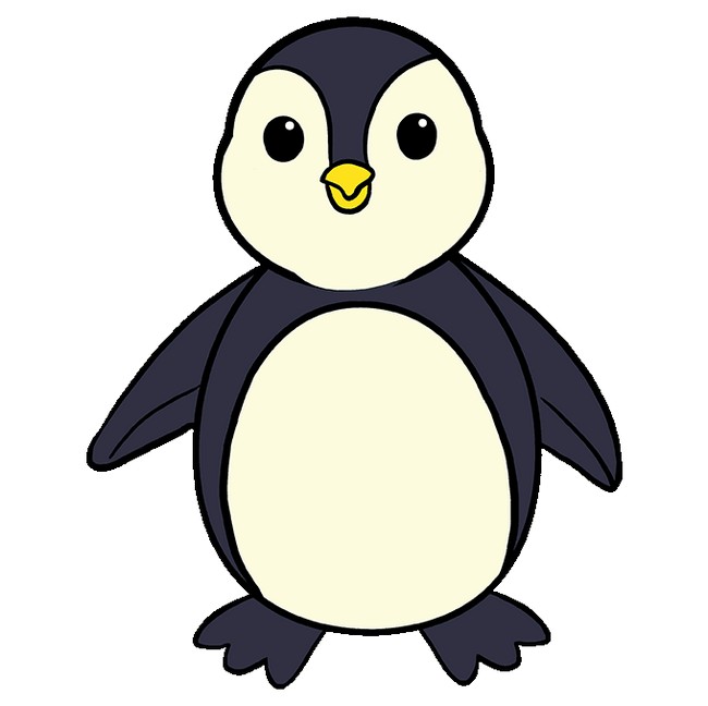 Easy Draw A Penguin