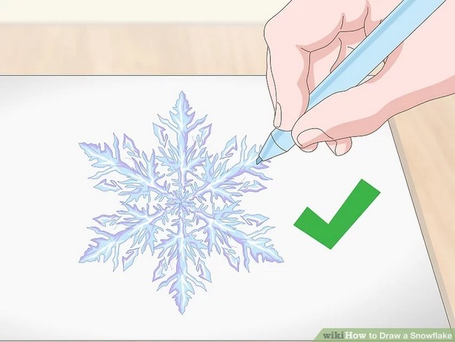 Easy Draw A Snowflake