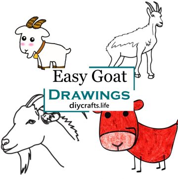Easy Goat Drawings 1