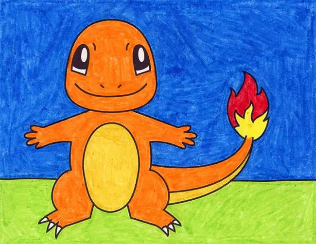 Easy How To Draw A Charmander