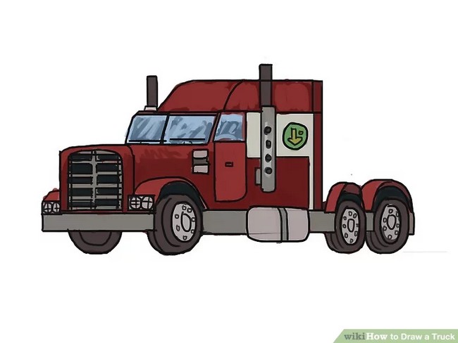 Easy How To Draw A Truck 1