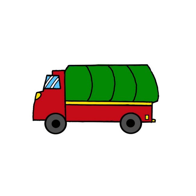Easy How To Draw A Truck