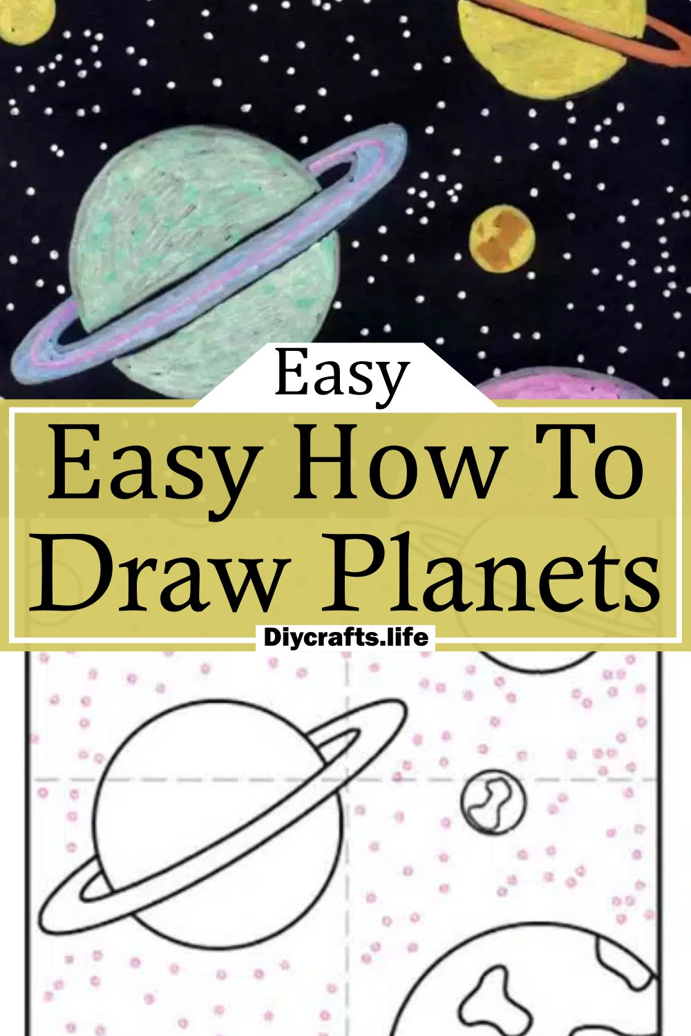 Easy How To Draw Planets