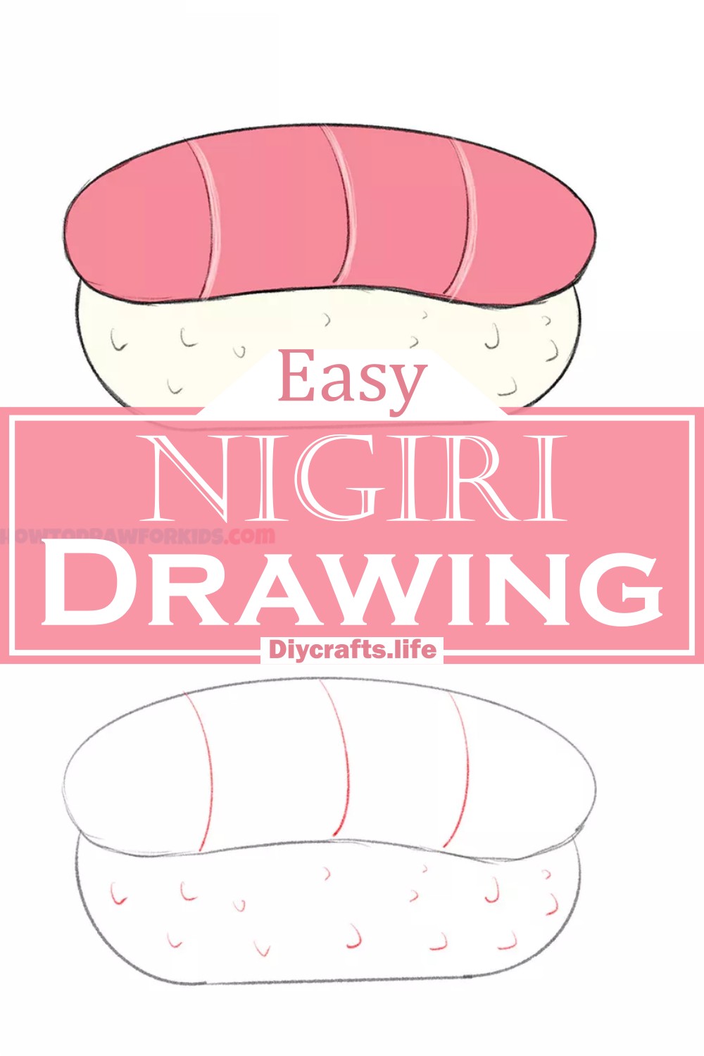 Easy Nigiri Drawing