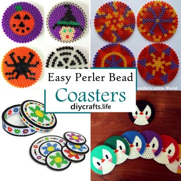 Easy Perler Bead Coasters 1