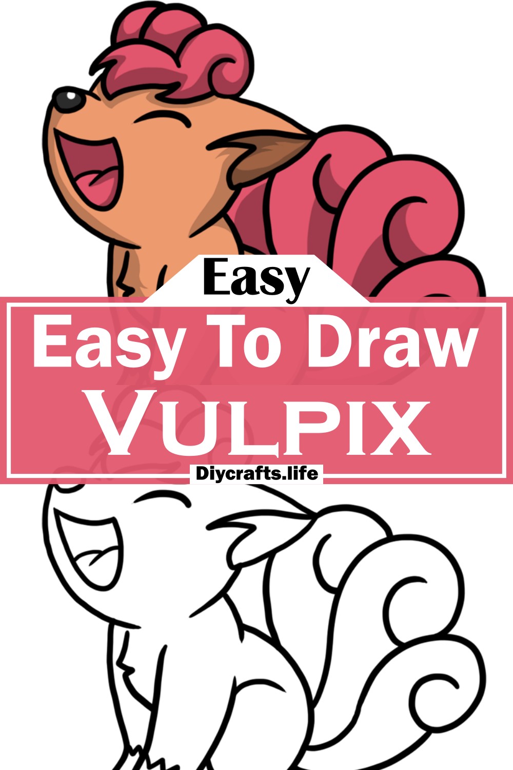 Easy To Draw Vulpix