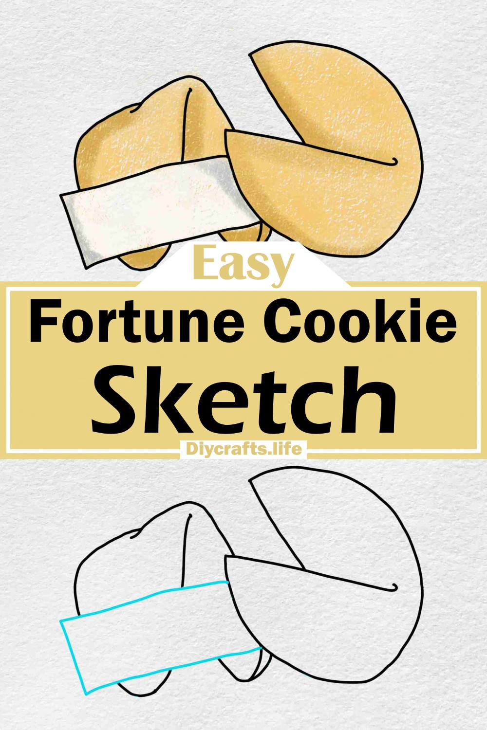 Fortune Cookie Sketch