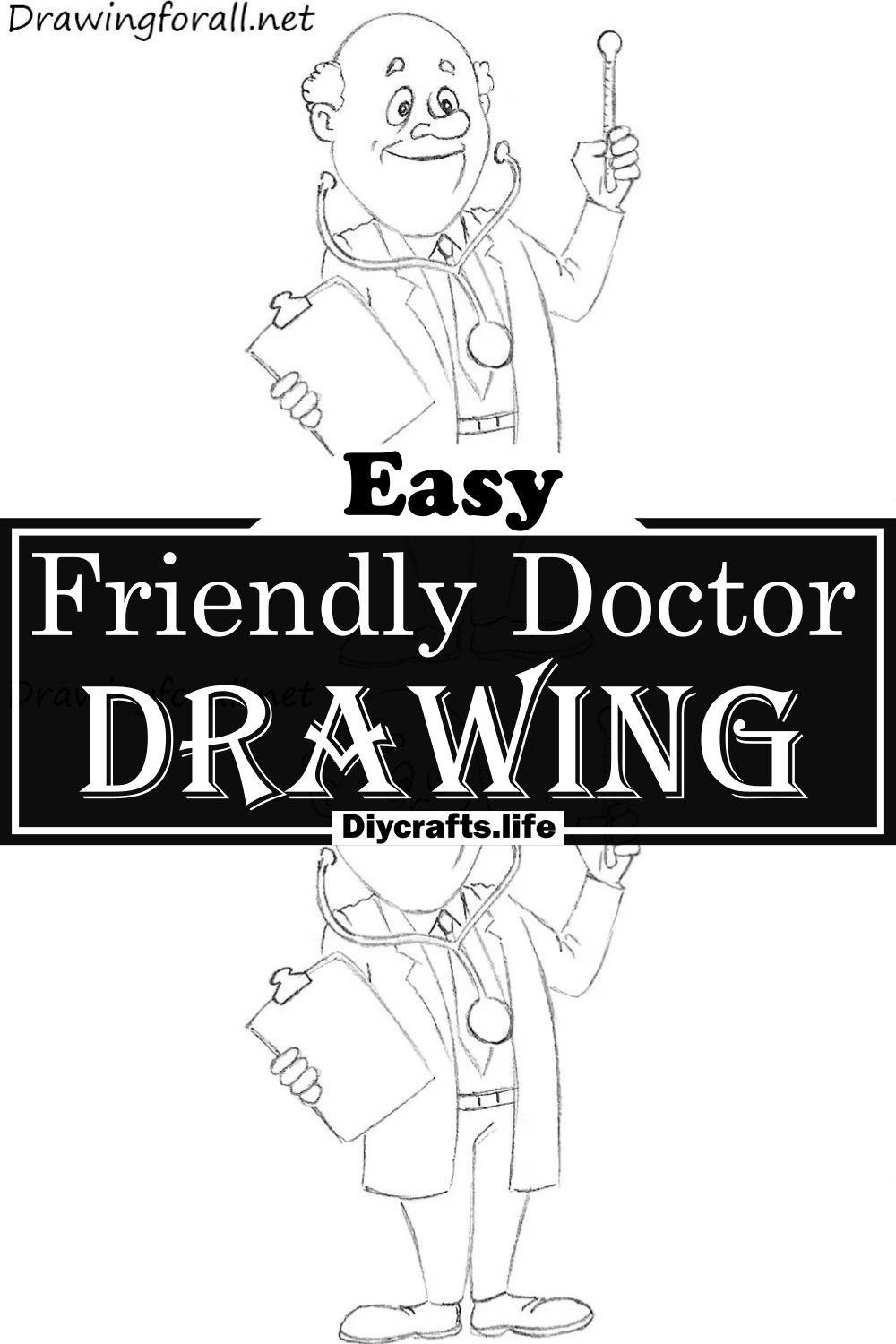 Friendly Doctor Drawing
