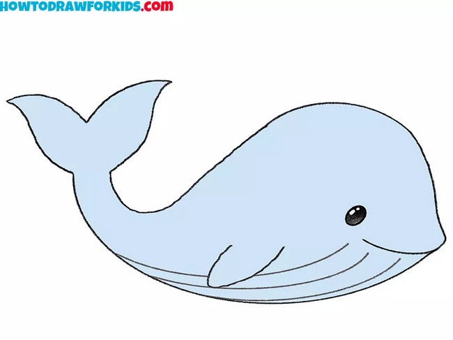 How To Draw A Blue Whale