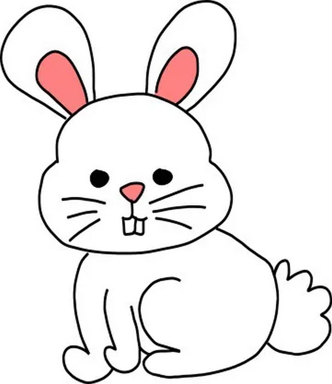 How to Draw a Bunny Face - Really Easy Drawing Tutorial-nextbuild.com.vn