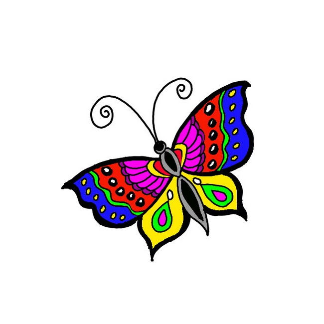 Butterfly Drawing Tutorial: Realistic Butterfly with Coloured Pencils-saigonsouth.com.vn