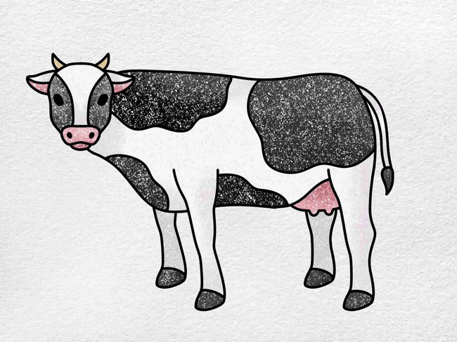 How To Draw A Cow 2