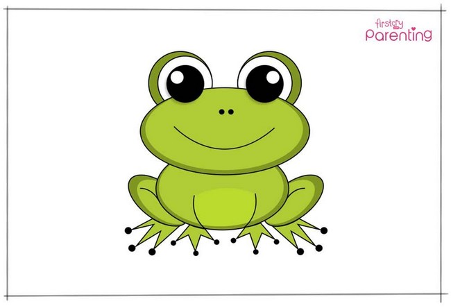 How To Draw A Frog For Kids 1