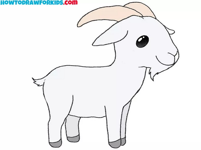How To Draw A Goat Baby