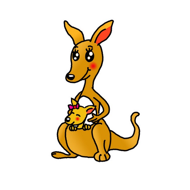 How To Draw A Kangaroo 2