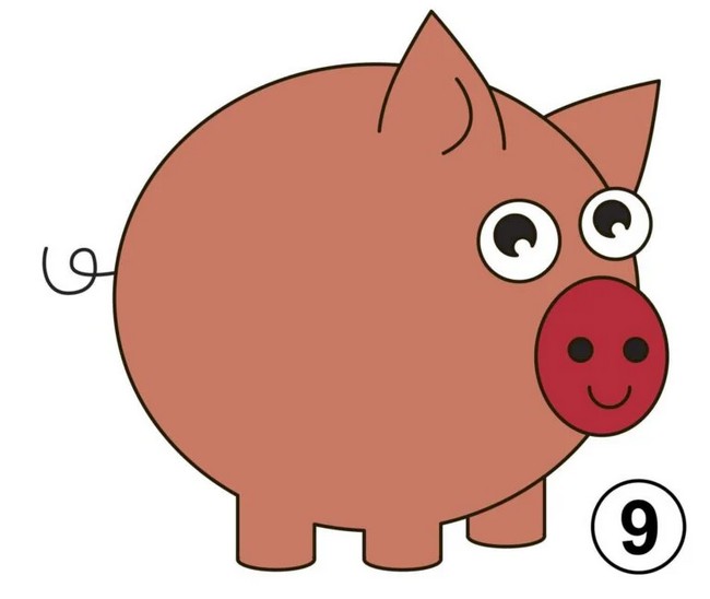 How To Draw A Pig In 9 Easy Steps
