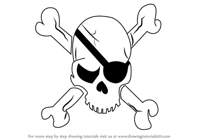 How To Draw A Pirate Skull
