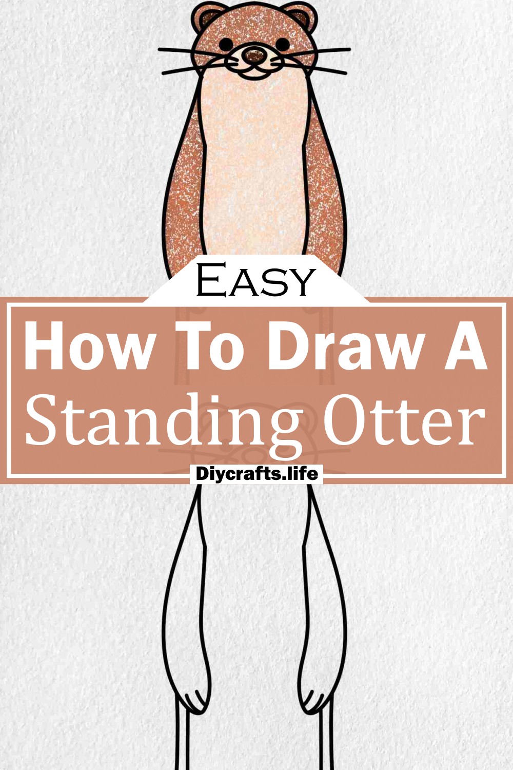How To Draw A Standing Otter
