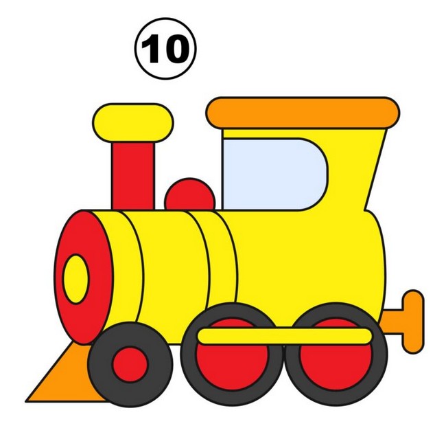 How To Draw A Toy Train In 10 Easy Steps