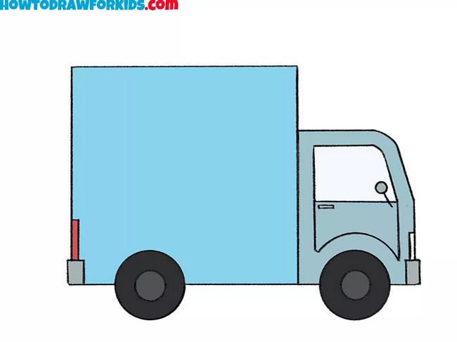 How To Draw A Truck Step By Step