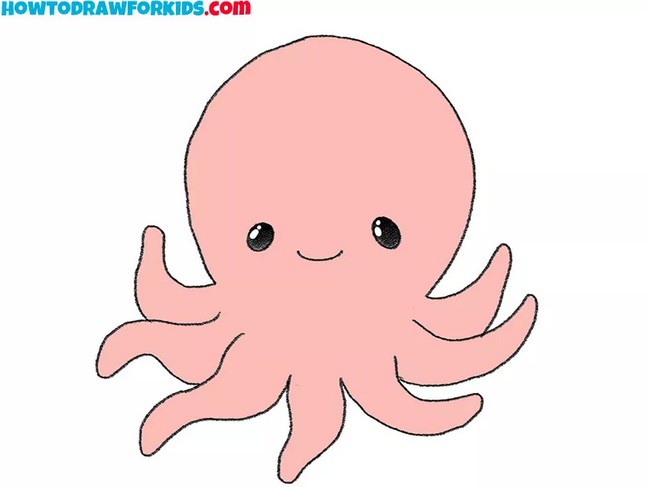 How To Draw An Easy Octopus