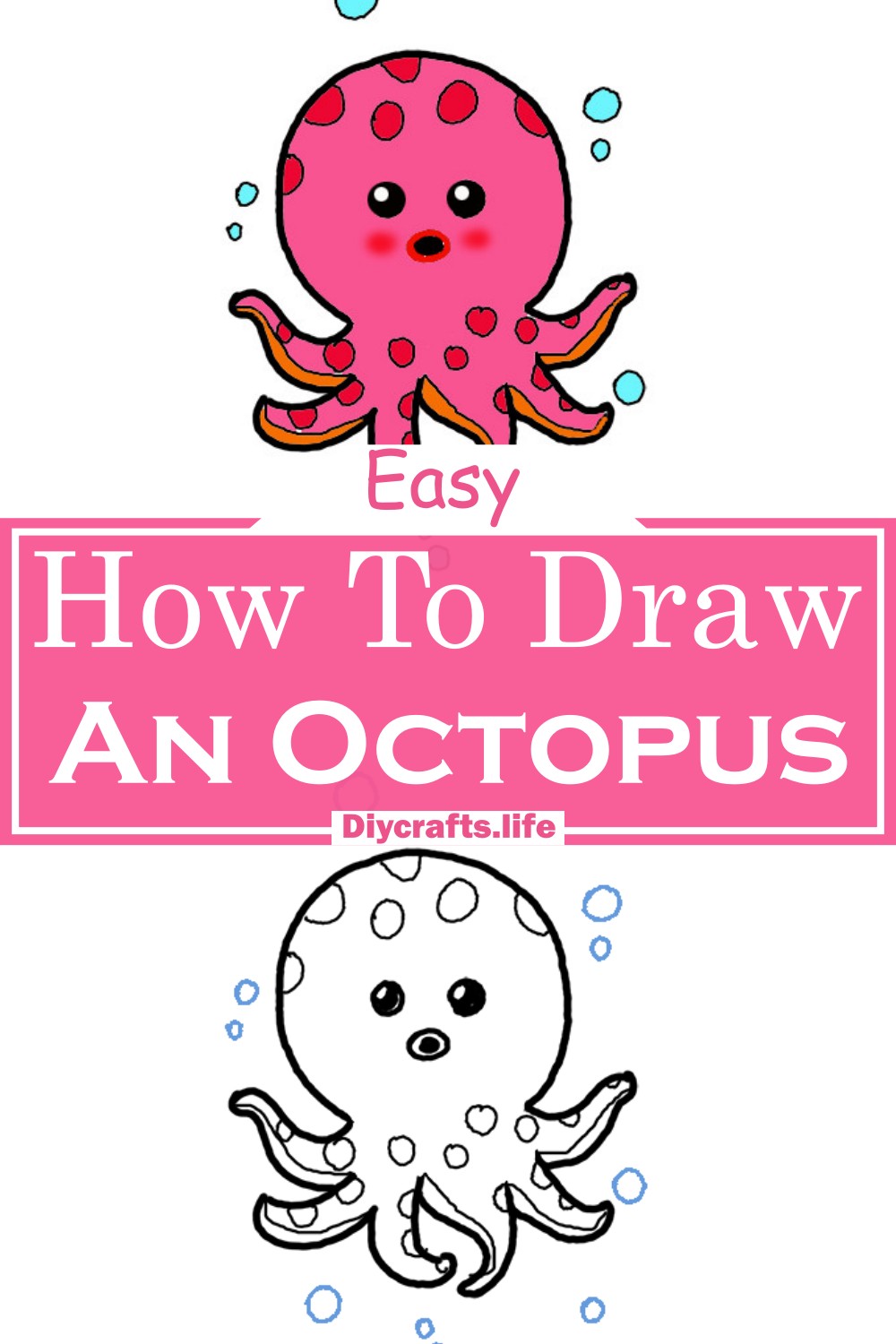How To Draw An Octopus 2