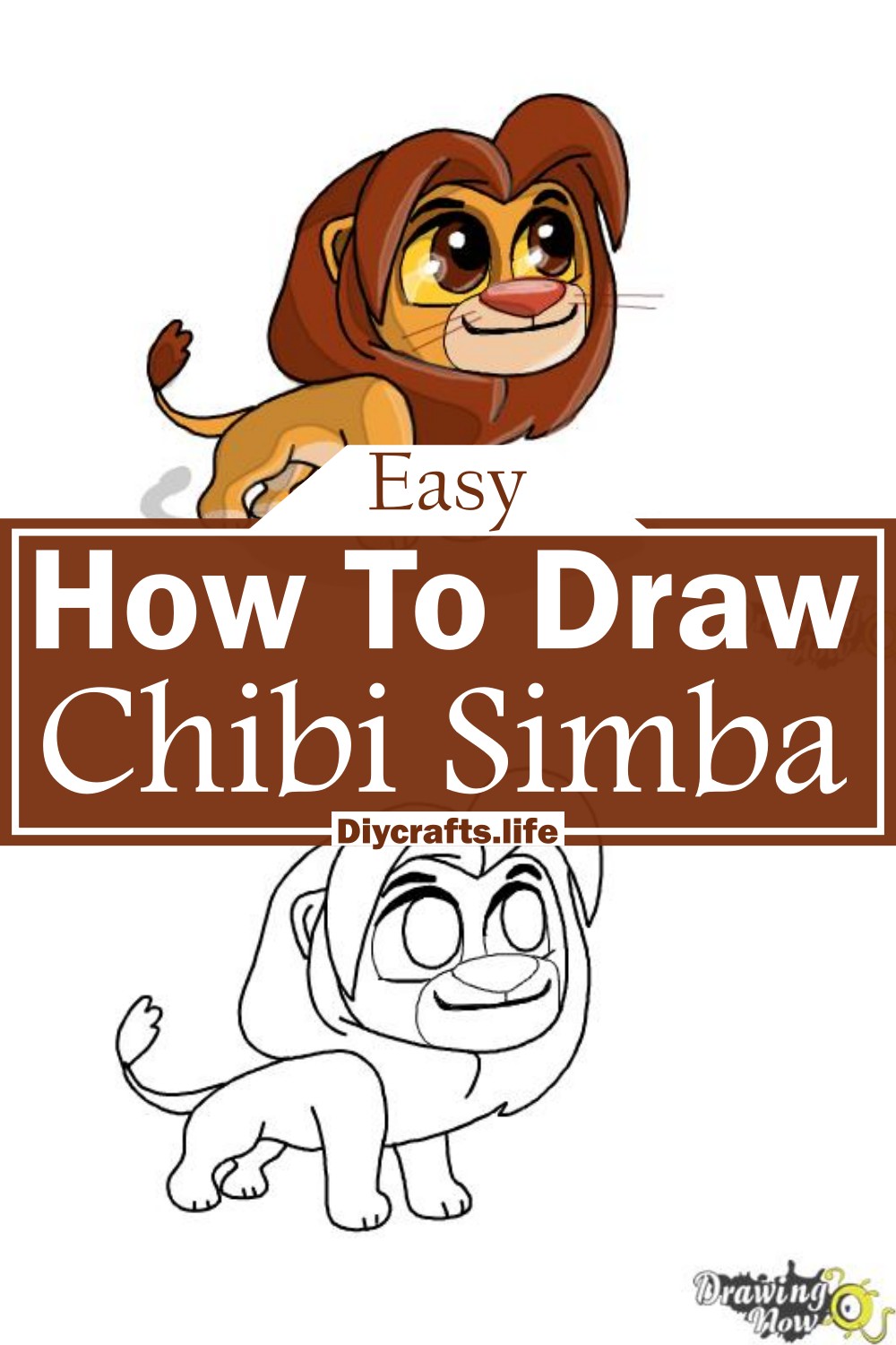 How To Draw Chibi Simba