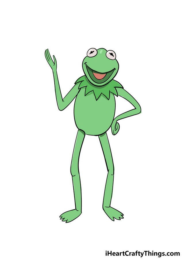 How To Draw Kermit The Frog