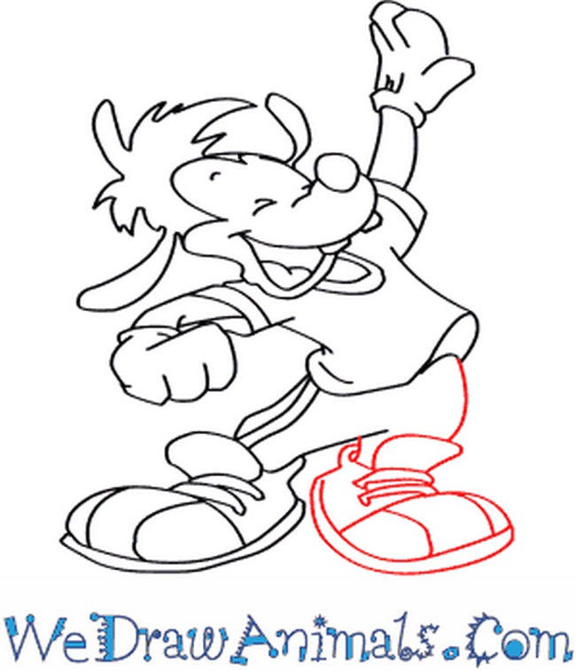 How To Draw Max Goof