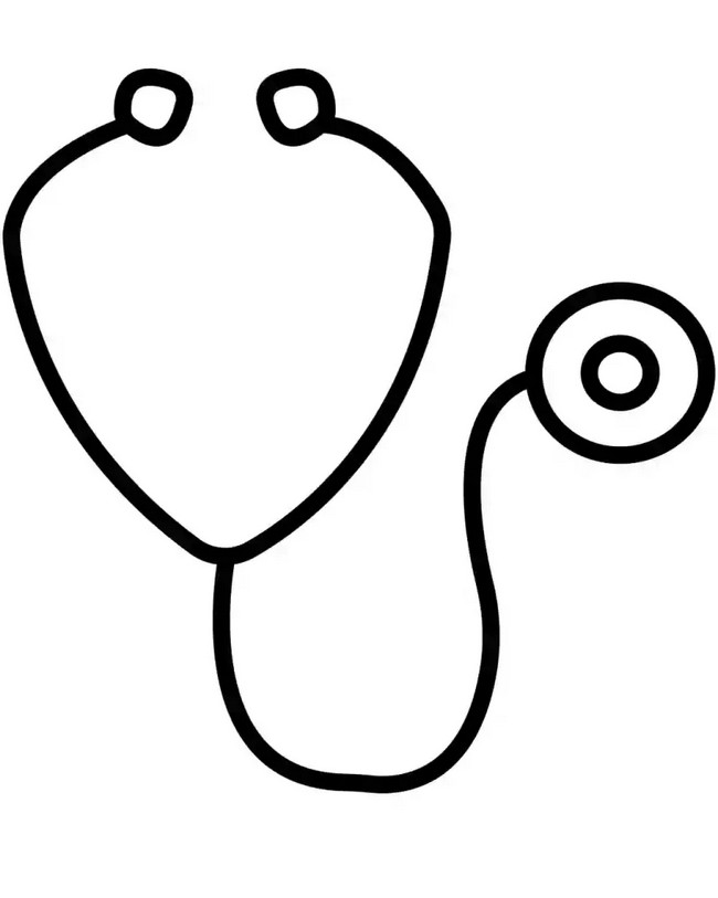 How To Draw Stethoscope In Simple And Easy Steps