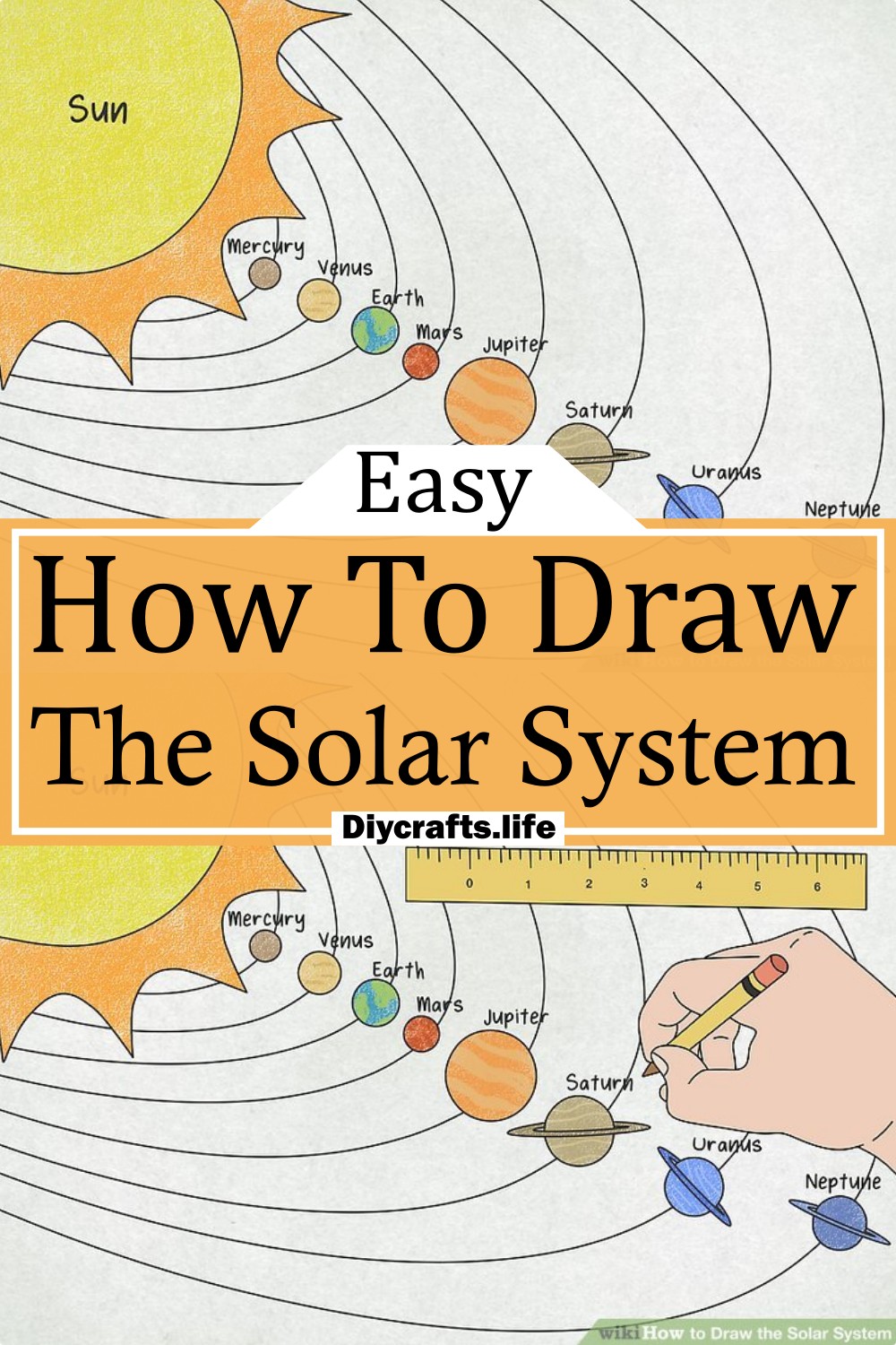 How To Draw The Solar System
