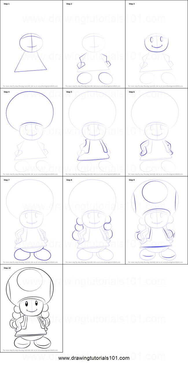 How To Draw Toadette