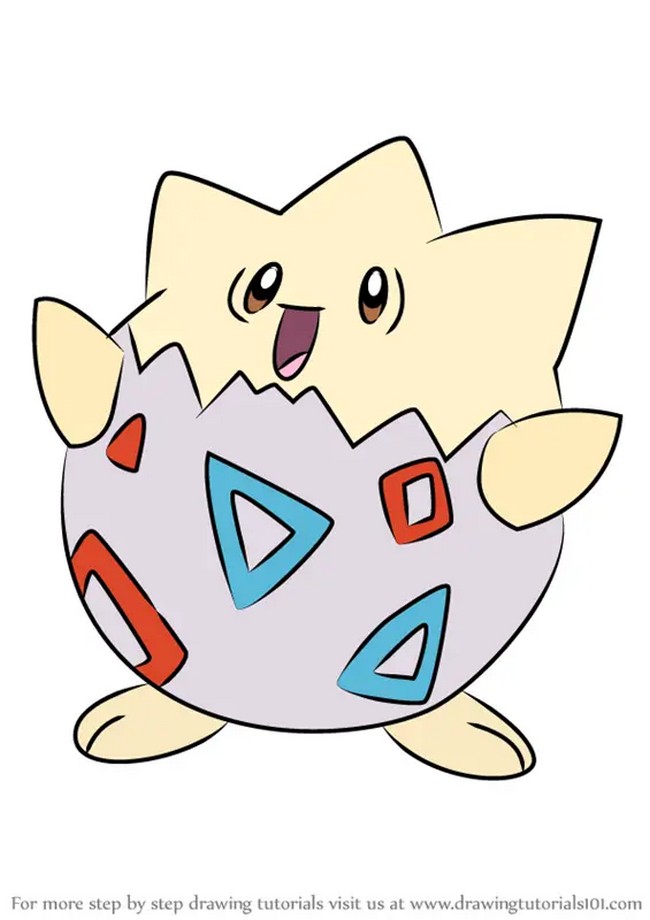How To Draw Togepi From Pokemon