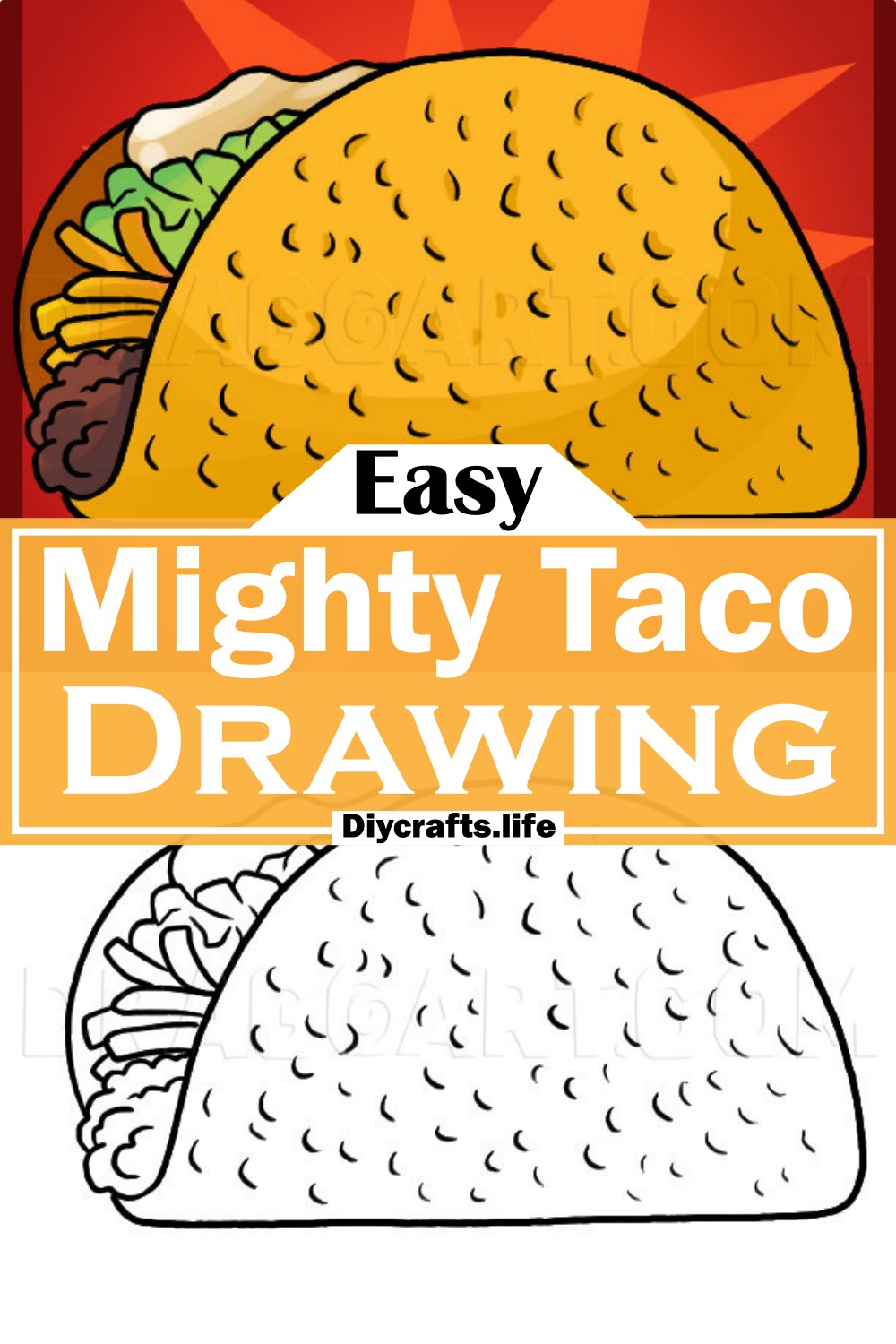 Mighty Taco Drawing